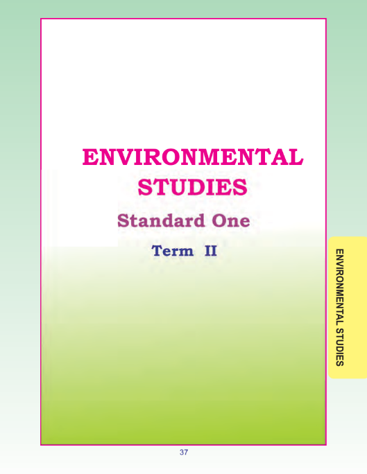 Environmental Science 1st - English Medium New Books - Term II