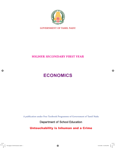 Economics, 11 th English – General Subjects book