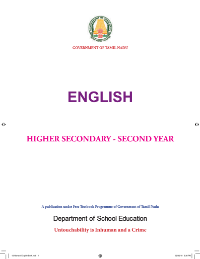 English, 12th English – Language Subjects book