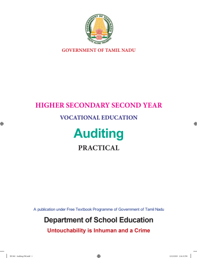 Auditing, 12th English – General Subjects book
