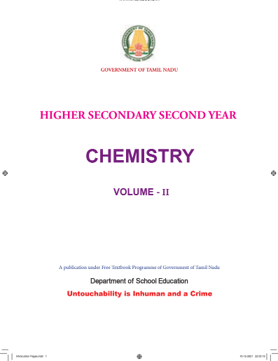Chemistry ll, 12th English – General Subjects book