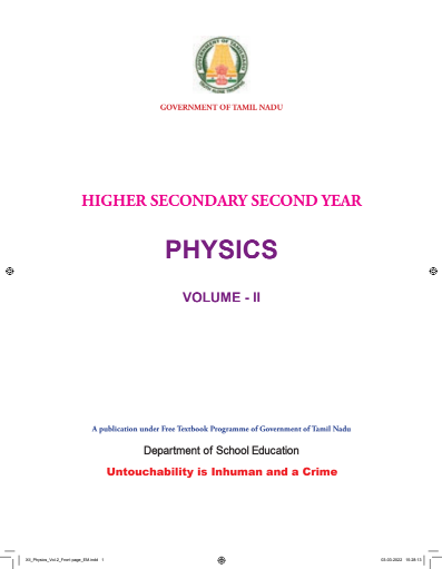 Physics ll, 12th English – General Subjects book