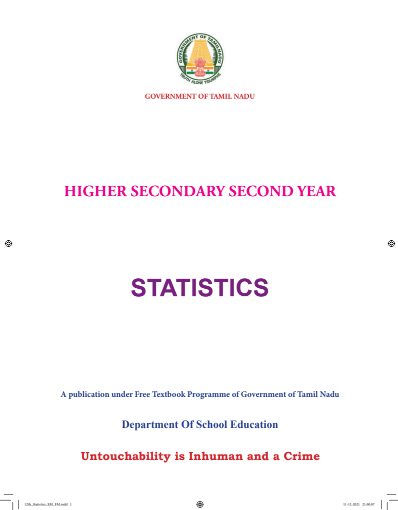 Statistics, 12th English – General Subjects book